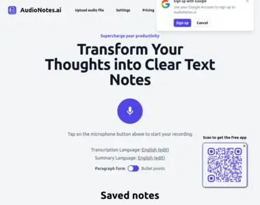 audionotes