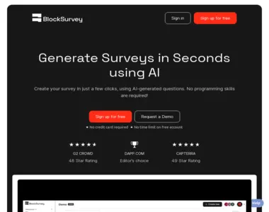 blocksurvey io ai surveys