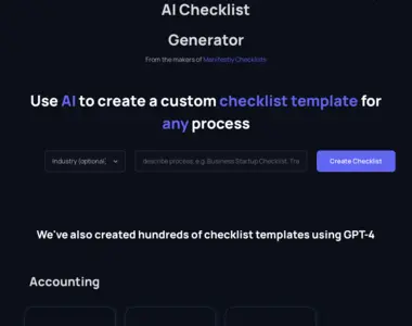 checklistgenerator