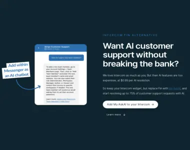 intercom fin alternative