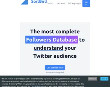 sortbird