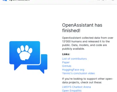 open assistant