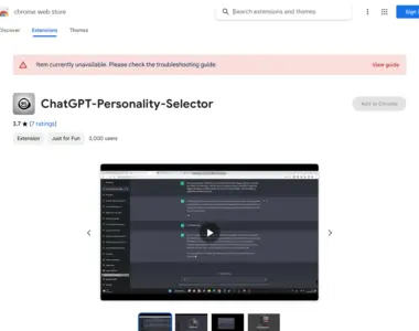 chatgpt personality