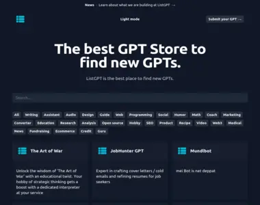 listgpt