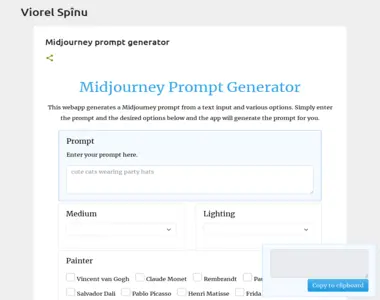 midjourney prompt generator
