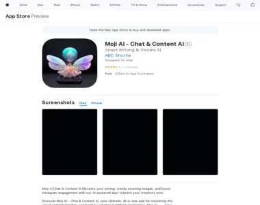 moji ai chat content