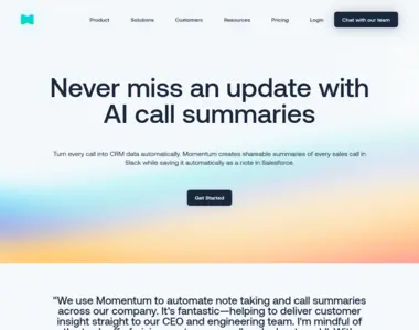 momentum io