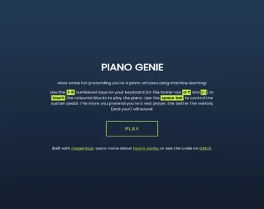 piano genie