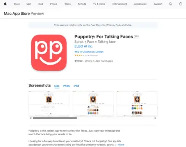 puppetry for talking faces