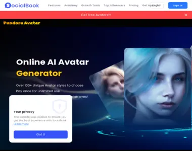 socialbook ai avatar