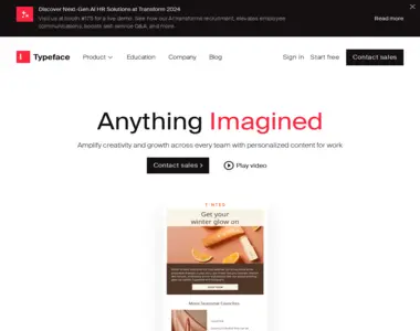 typeface