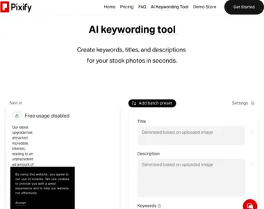 ai keywording tool