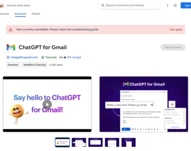 chatgpt for gmail