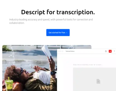 descript transcription