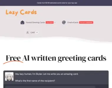lazy cards