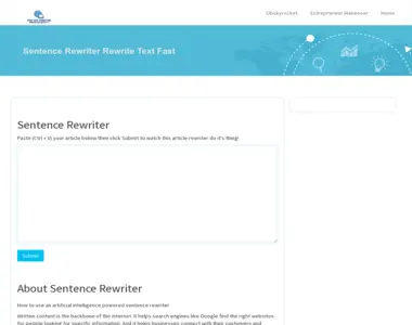 sentence rewriter