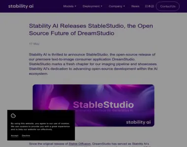 stablestudio open source
