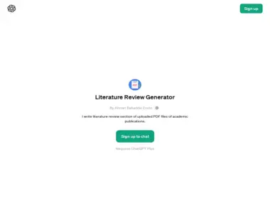 literature review generator