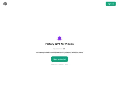 pictory gpt