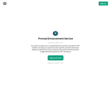 prompt enhancement service