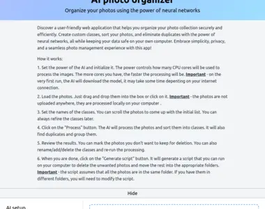 ai photo sorter