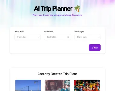 ai trip planner