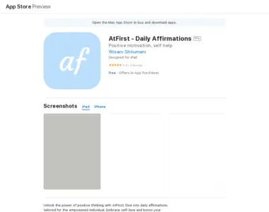 atfirst daily affirmations