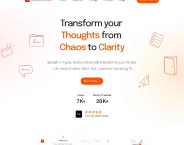 audionotes app