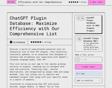 chatgptplugindatabase