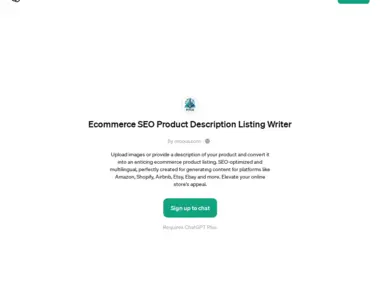 ecommerce product description