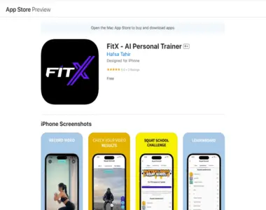 fitx ai personal trainer