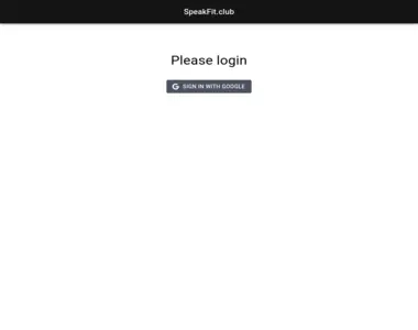 speakfit