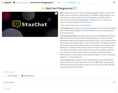 starchat playground