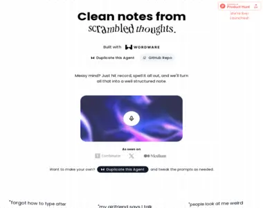 audioscribe wordware