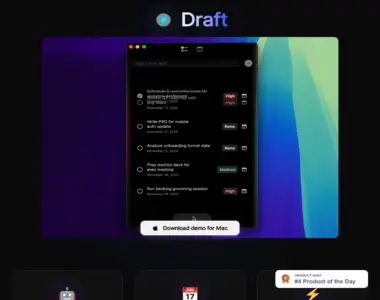 draft landingpage vercel