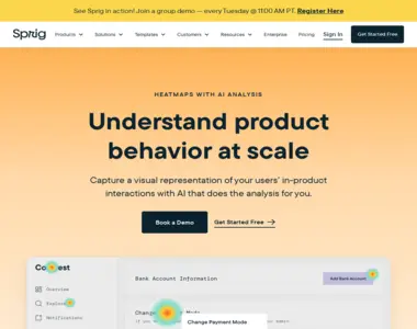 sprig com heatmaps